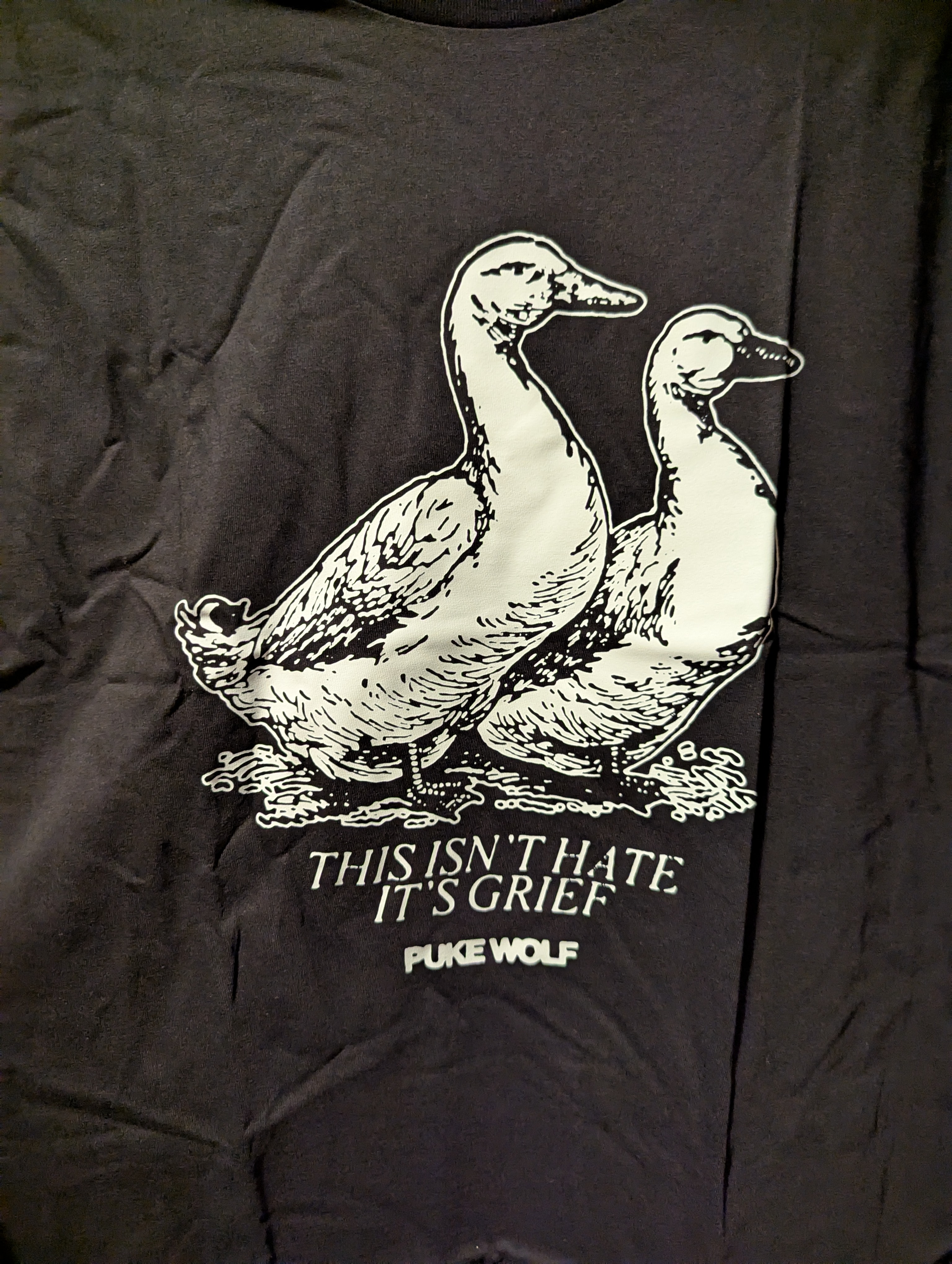 2 ducks on a t-shirt